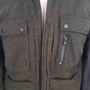 Comune Mens Woolen Jacket Size XL Green